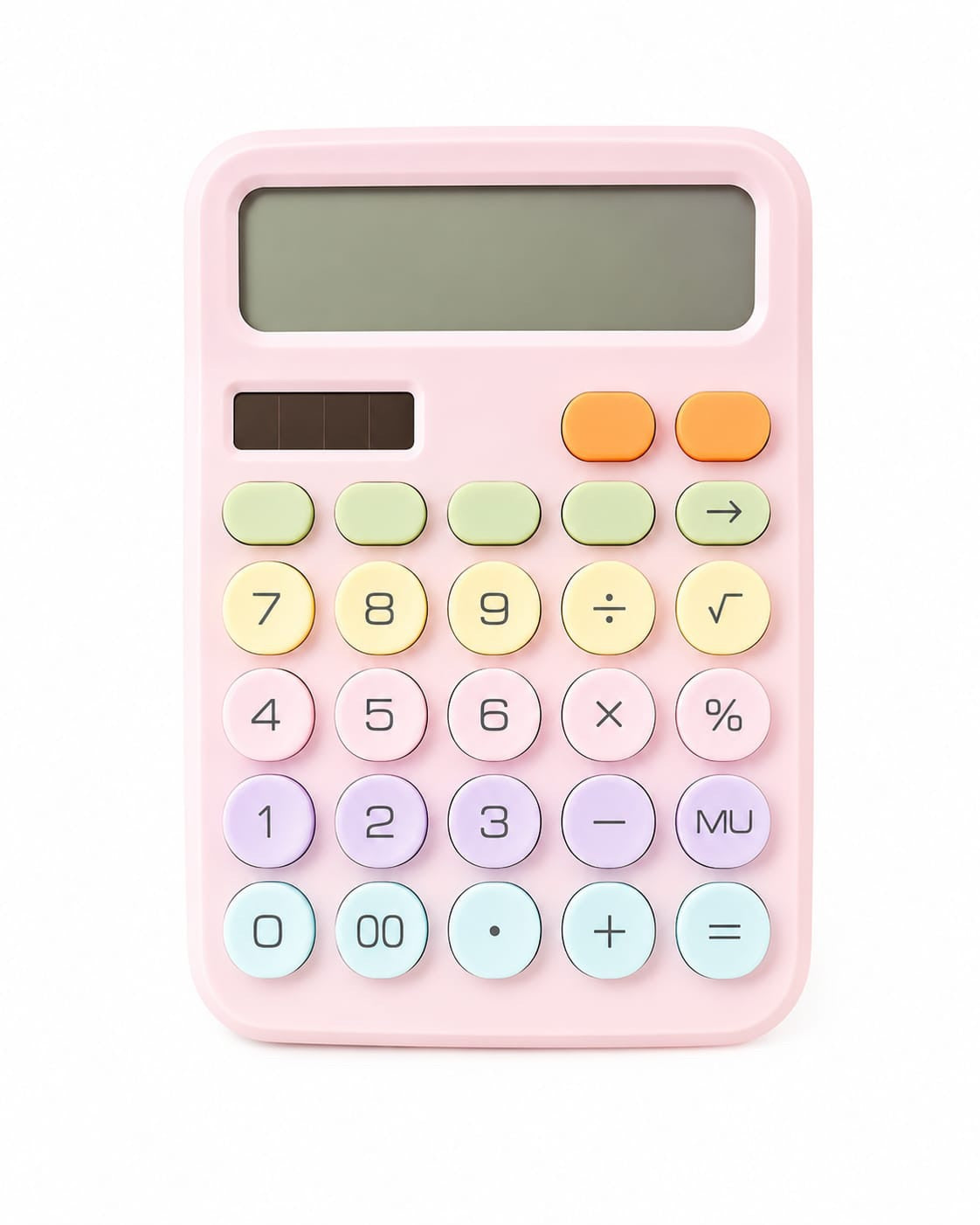Cute Pastel Electronic Calculator – Portable Calculator for Students & Office