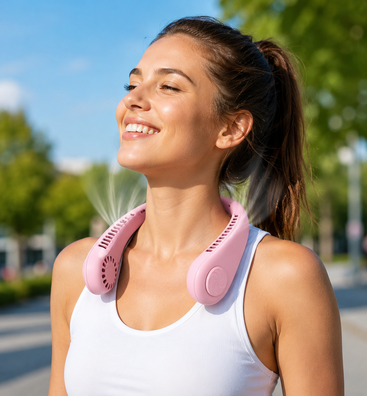 Portable Wearable Neck Fan