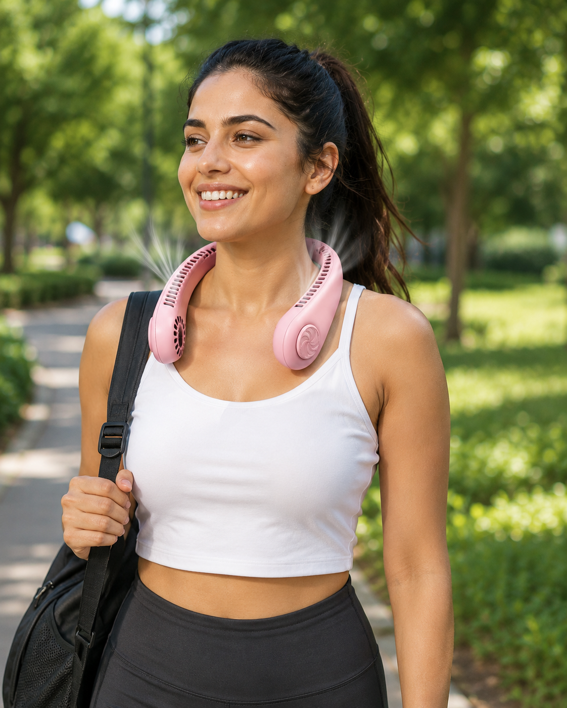 Portable Wearable Neck Fan