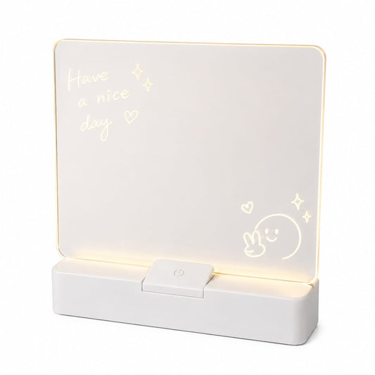 Creative LED Note Board Lamp – Glowing Acrylic Message Lamp