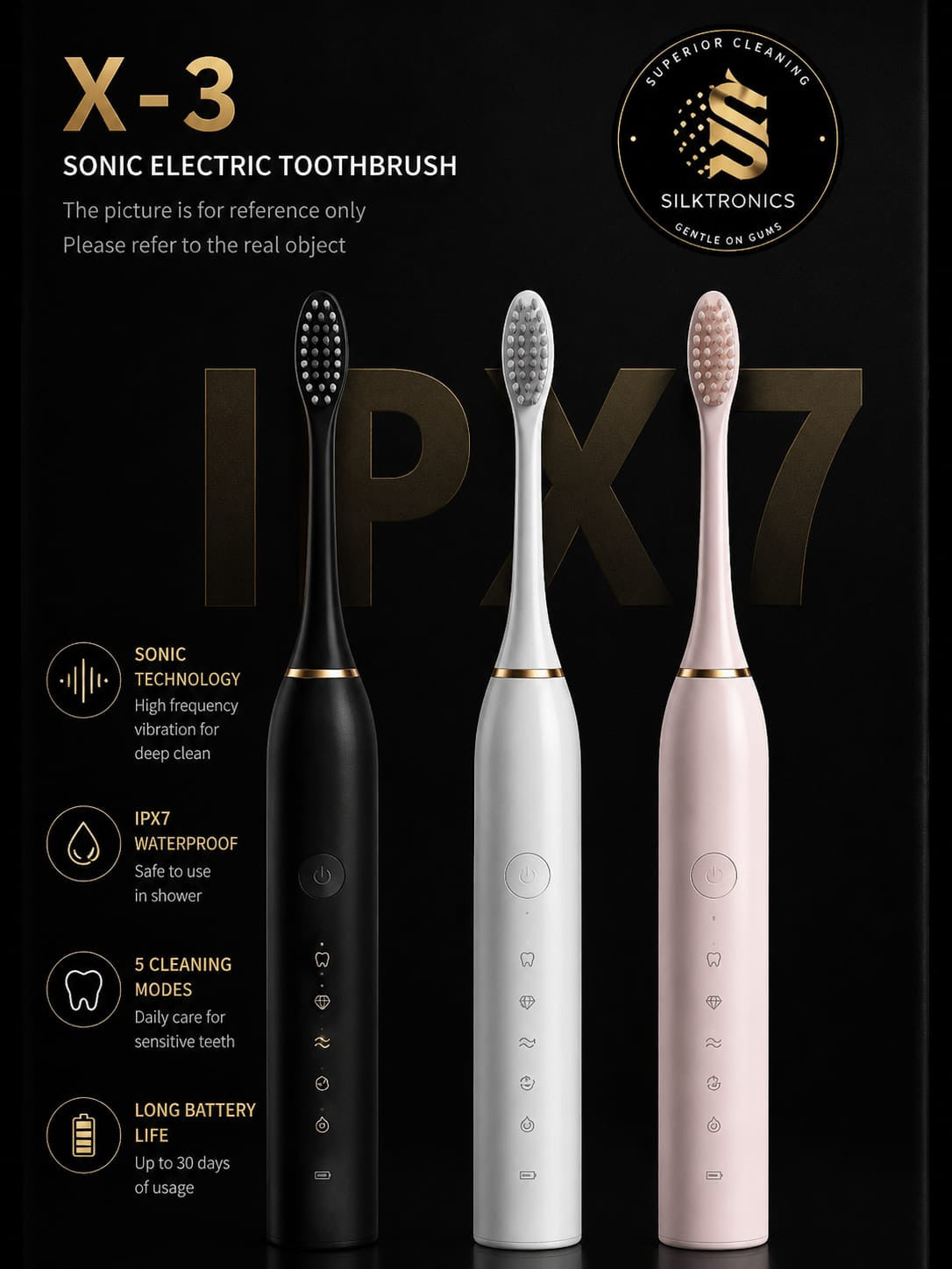 Electric Toothbrush – Advanced Sonic Cleaning Toothbrush