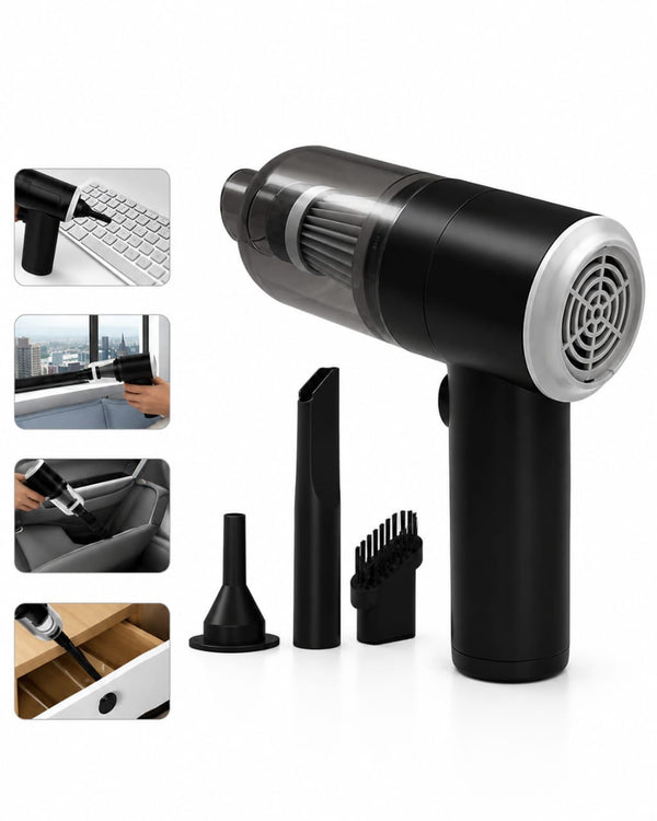 3 in 1 Portable Vacuum Cleaner – Mini Cleaner for Car, Home & Desk